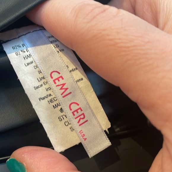 Faux Leather Lace-up Leggings -Small - Picture 6 of 7